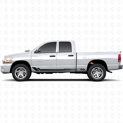 Honeycomb Stripes Side Vinyl Decal for Dodge Ram 1500 2002-2008 1
