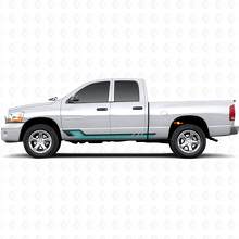 Vintage Style Side Stripes Vinyl Decal for Dodge Ram 1500 2002-2008 2