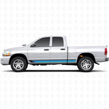 Vintage Straight Stripes Side Vinyl Decal for Ram 1500 2002-2008 2