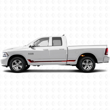 Racing Style Side Stripes Vinyl Decal for Dodge Ram 1500 2011-2018 3