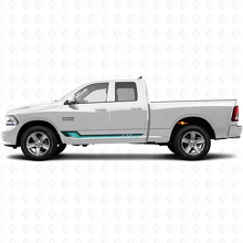 Vinyl Decal Vintage-Style Side Stripes for Dodge Ram 1500 2011-2018 2