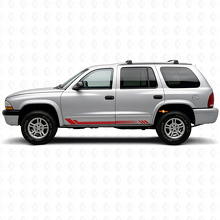 Honeycomb Stripes Side Vinyl Decal for Dodge Durango 1998-2003 3