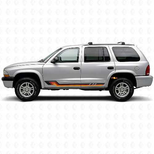Vinyl-Dekor im Vintage-Stil für Seitstreifen Dodge Durango 1998-2003