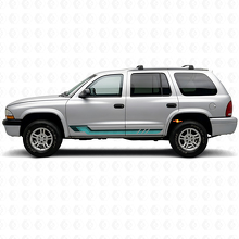 Vinyl-Dekor im Vintage-Stil für Seitstreifen Dodge Durango 1998-2003 2
