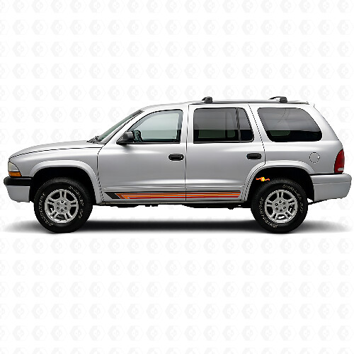 Vintage Straight Stripes Side Vinyl Decal for Durango 1998-2003