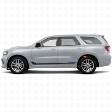 Racing Style Side Stripes Vinyl Decal for Dodge Durango 2011+ 2