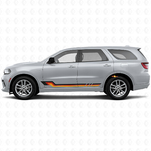 Vintage Style Side Stripes Vinyl Decal for Dodge Durango 2011+
