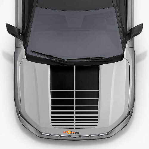 Vinyl Decals Hood Twin Stripes for Jeep Compass 2026