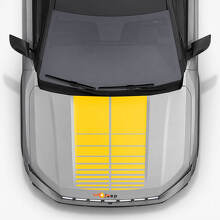 Vinyl Decals Hood Twin Stripes for Jeep Compass 2026 3