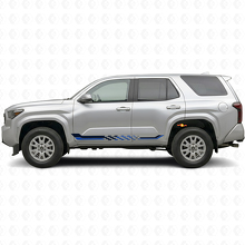 Checkered Flag Side Stripes Vinyl Decal for Toyota 4Runner 2024+ 2