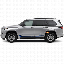 Vinyl decal de bandes latérales style course pour Toyota Sequoia 2022+ 2