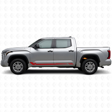 Honeycomb Stripes Side Vinyl Decal for Toyota Tundra 2022+ 3