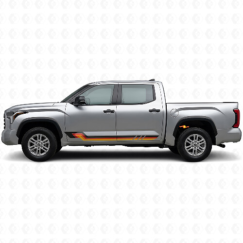 Vinyl Decal Side Stripes Style Vintage for Toyota Tundra 2022+