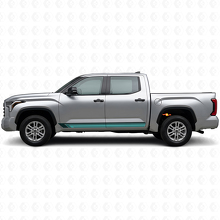 Vintage Straight Stripes Side Vinyl Decal for Toyota Tundra 2022+ 2