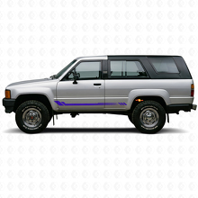 Honeycomb Stripes Side Vinyl Decal for Toyota 4Runner 1984-1989_2