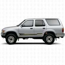 Curved Stripes Rocker Panel Vinyl Decal for Toyota 4Runner 1989-1995_2