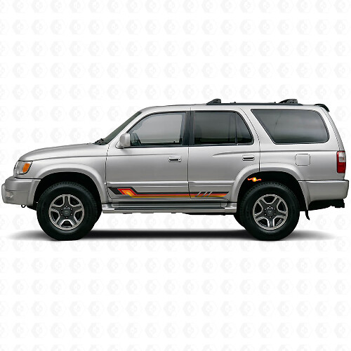 Vintage Style Side Stripes Vinyl Decal for Toyota 4Runner 1995-2002