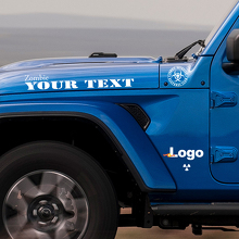 Zombie Style Logo Vinyl Decal Kit for Jeep Wrangler Rubicon_2