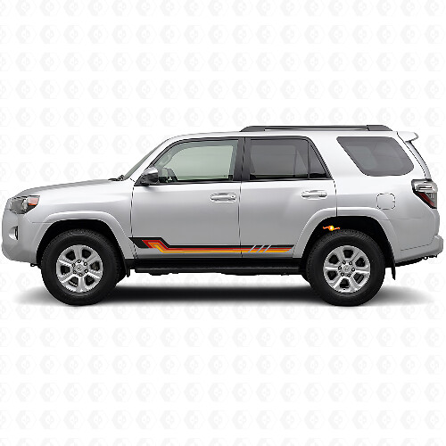 Vintage Style Side Stripes Vinyl Decal for Toyota 4Runner 2009-2024_1