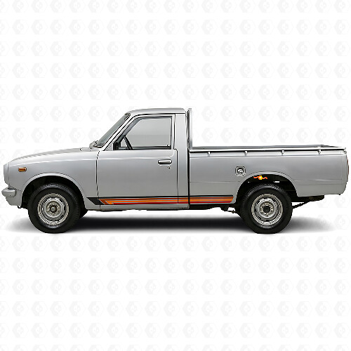 Vintage Straight Stripes Side Vinyl Decal for Toyota Hilux 1968-1972_1