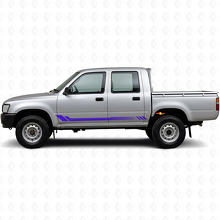 Honeycomb Stripes Side Vinyl Decal for Toyota Hilux 1988-1997_2