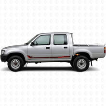 Racing Style Side Stripes Vinyl Decal for Toyota Hilux 1988-1997_3
