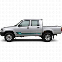 Vintage Style Side Stripes Vinyl Decal for Toyota Hilux 1988-1997_2