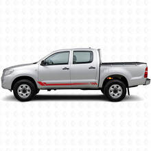 Honeycomb Stripes Side Vinyl Decal for Toyota Hilux 2004-2015_3