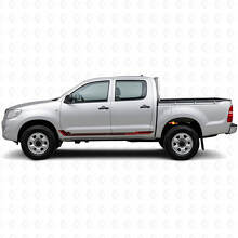 Racing Style Side Stripes Vinyl Decal for Toyota Hilux 2004-2015_3