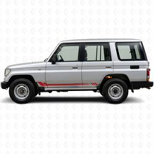 Honeycomb Stripes Side Vinyl Decal for Toyota Land Cruiser Prado 1990-1996_3