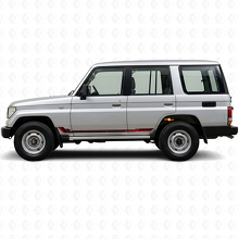 Racing Style Side Stripes Vinyl Decal for Toyota Land Cruiser Prado 1990-1996_3