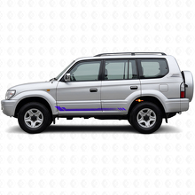 Honeycomb Stripes Side Vinyl Decal for Toyota Land Cruiser Prado 1996-2002_2