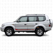 Honeycomb Stripes Side Vinyl Decal for Toyota Land Cruiser Prado 1996-2002_3