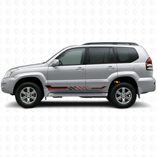 Checkered Flag Side Stripes Vinyl Decal for Toyota Land Cruiser Prado 2002-2009_3