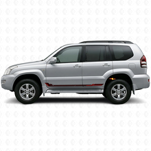 Racing Style Side Stripes Vinyl Decal for Toyota Land Cruiser Prado 2002-2009_3