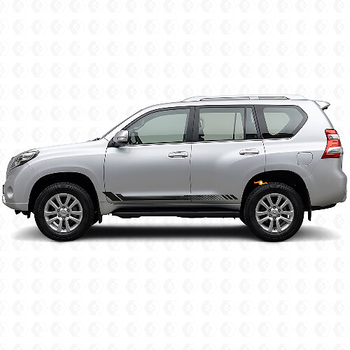 Honeycomb Stripes Side Vinyl Decal for Toyota Land Cruiser Prado 2009-2023