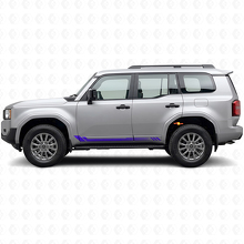 Honeycomb Stripes Side Vinyl Decal for Toyota Land Cruiser Prado 2023+_2
