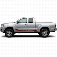 Checkered Flag Side Stripes Vinyl Decal for Toyota Tacoma 2004-2015_3