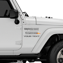 Zombie Resistance Corps Vinyl Decals for Jeep Wrangler Rubicon_2