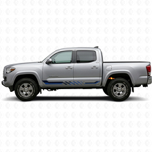 Checkered Flag Side Stripes Vinyl Decal for Toyota Tacoma 2015-2023_2