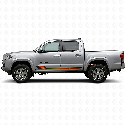 Vintage Style Side Stripes Vinyl Decal for Toyota Tacoma 2015-2023