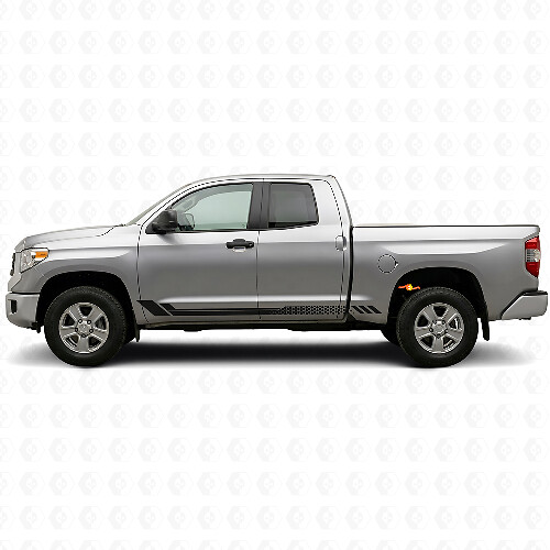 Honeycomb Stripes Side Vinyl Decal for Toyota Tundra 2007-2021_1