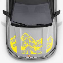 Mountain Style Hood Triple Stripes Vinyl Decal for Jeep Compass 2026_3