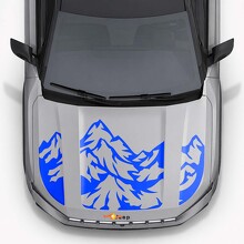 Mountain Style Hood Triple Stripes Vinyl Decal for Jeep Compass 2026_6