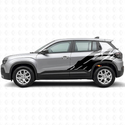 Mud Splash Graphic Side Vinyl Decal for Jeep Avenger 2023+_1