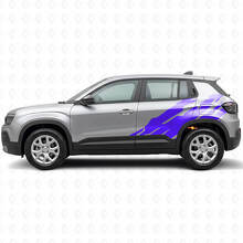 Mud Splash Graphic Side Vinyl Decal for Jeep Avenger 2023+_2