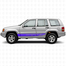 Decorated Side Stripes Vinyl Decal Kit for Jeep Grand Cherokee 1993-1998_2