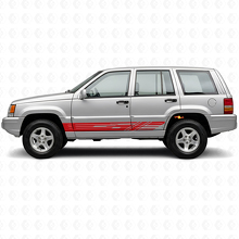 Decorated Side Stripes Vinyl Decal Kit for Jeep Grand Cherokee 1993-1998_3