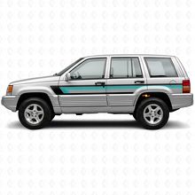 Triple Stripes Door Side Vinyl Decal for Jeep Grand Cherokee 1993-1998_2