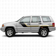 Twin Stripes Side Vinyl Decal for Jeep Grand Cherokee 1993-1998_2